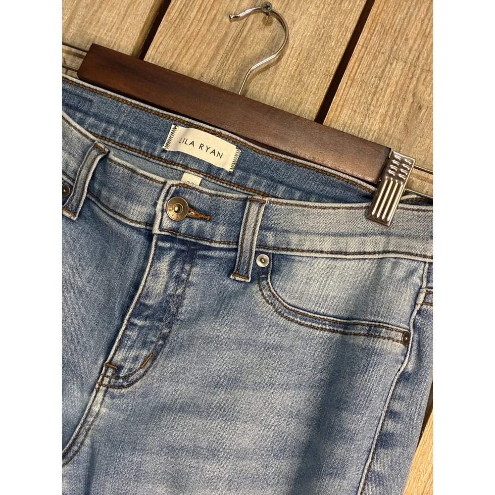 Lila‎ Ryan Stockton Skinny Jeans Light Wash Blue Denim Womens Size 30 162117